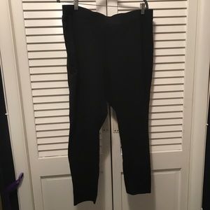 Simple black Pull-On Pants size 3X